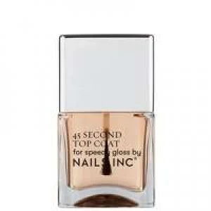 Image of nails inc. Kensington Caviar 45 Second Top Coat