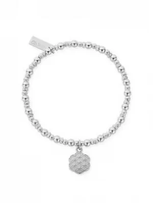 image of ChloBo Flower Of Life Bracelet, Silver, Women