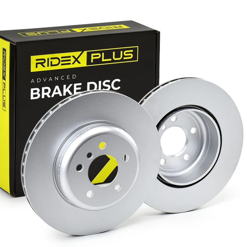 Image of RIDEX PLUS 82B0772P Brake disc Vented, High-carbon, with bolts/screws Brake Disc (82)