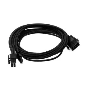 Image of Phanteks 6 2-Pin PCIe Cable Extension 50cm - Sleeved Black