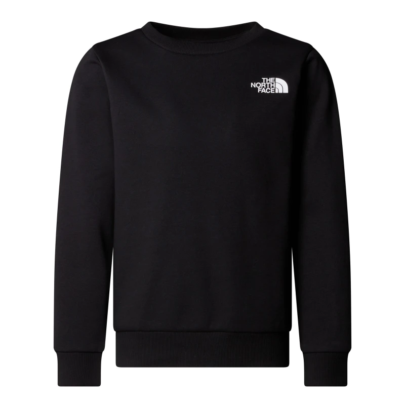 Image of The North Face Kids Simple Dome Lifestyle Crew Sweatshirt Tnf Black unisex L
