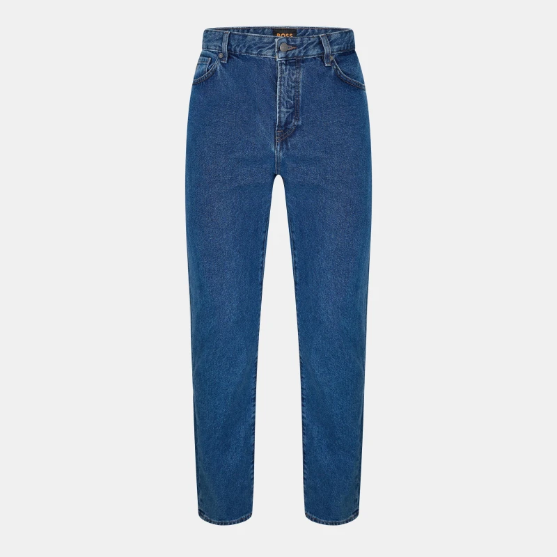 Image of Boss Mens Re.Maine Slim Fit Jeans Turquoise/Aqua male 30W R