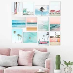 Image of 12MDF04 Multicolor Decorative MDF Painting (12 Pieces)