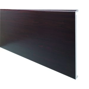 image of Wickes PVCu Rosewood Box End Board 18 x 450 x 1250mm