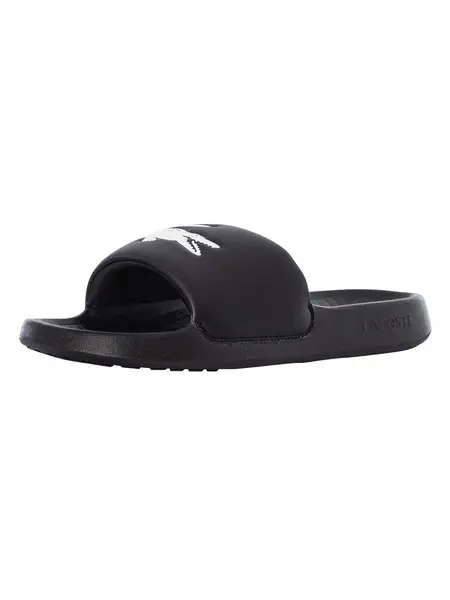 Image of Lacoste Serve 1.0 123 1 CMA Sliders Black/White 11 UK