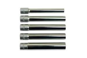 image of Laser Tools 7032 Socket Set - 6pt Extra Long 3/8"D 5pc