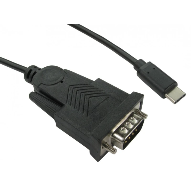 Image of Cables Direct Cables Direct USB3C-DB9-1M serial cable Black DB-9 USB3C-DB9-1M