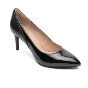 Image of Rockport Total Motion Piece Pump Black Patent - Black