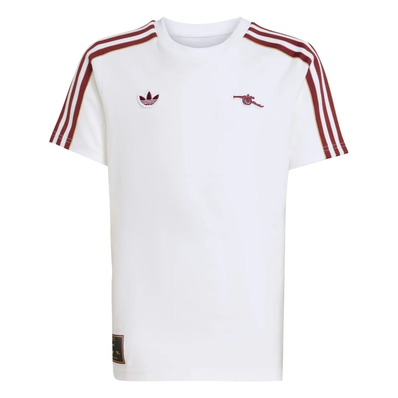 Image of Adidas Arsenal kids' T-Shirt Terrace Icons 2025/26 Blanc Unisex 7/8 years