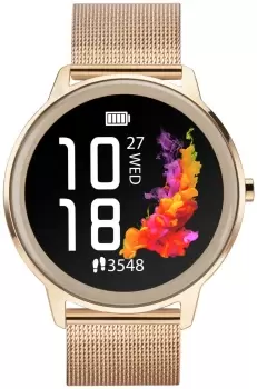 Image of Sekonda Ladies Rose Gold Mesh Strap Smartwatch