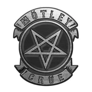 image of Motley Crue - Pentagram Pin Badge