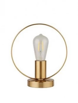 Image of Cruz Hoop Table Lamp With Bulb