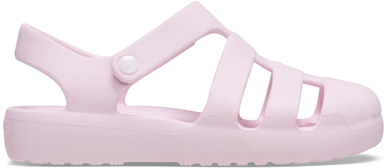 Image of Crocs Kids Classic Fisherman Sandals Pink Milk J1