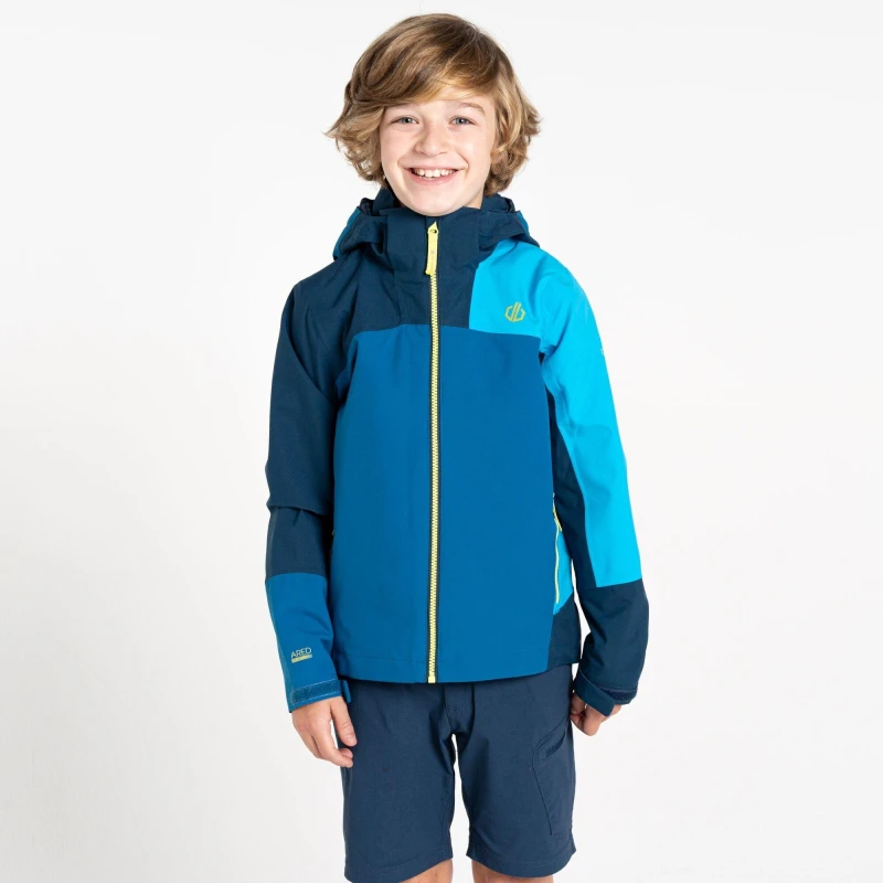 Image of Dare 2b Unisex Kids Explore II Waterproof Jacket Moonlight Denim unisex 11-12 Year