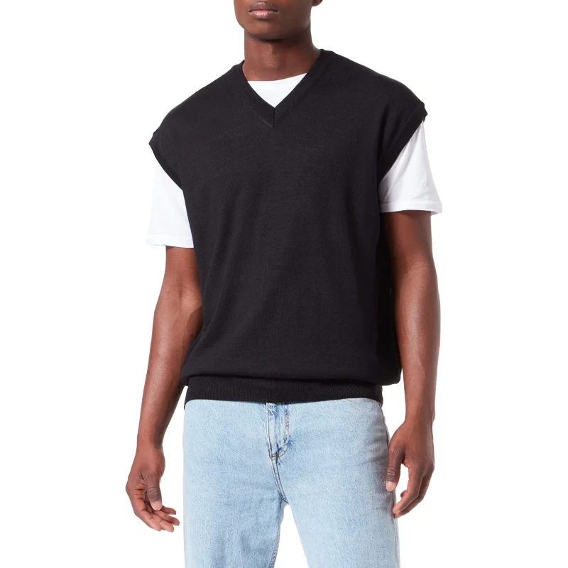 Image of casual friday Merino wool vest Casual Friday Karlo Noir Male L