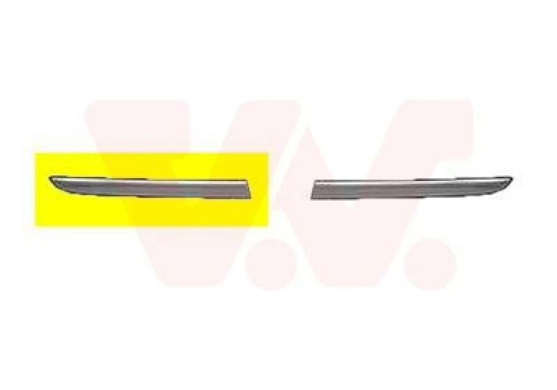 Image of VAN WEZEL Bumper cover VAN WEZEL 0627582