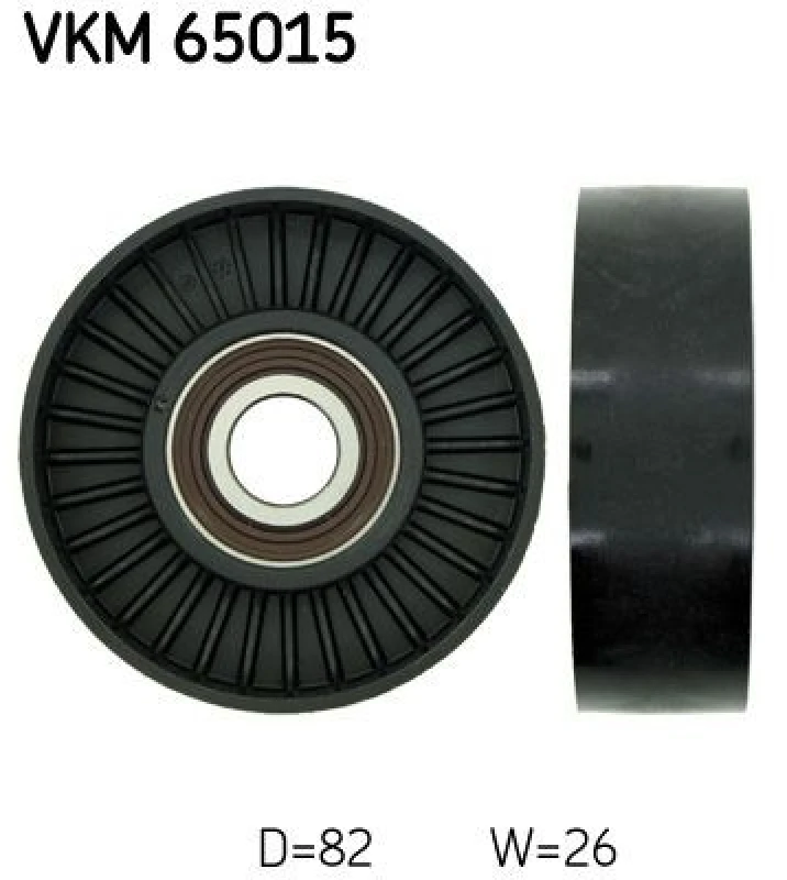 Image of SKF Deflection / guide pulley, V-ribbed belt SKF VKM 65015