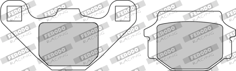 Image of Brake pad set FERODO RACING FDB314EF