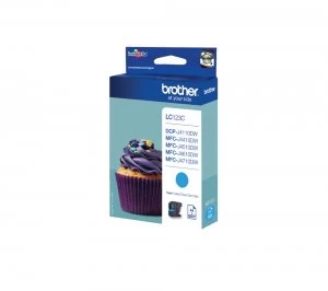 Image of Brother LC123 Cyan Ink Cartridge