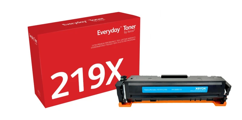 Image of Xerox 006R05155 Toner cartridge cyan. 2.5K pages (replaces HP 219X/W21
