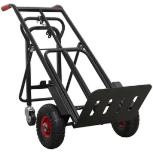 image of Sealey Heavy Duty 3 in 1 Sack Truck Trolley 300kg