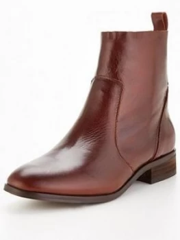 Image of OFFICE Ashleigh Ankle Boot - Brown, Size 8, Women