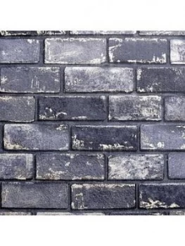 Image of Arthouse Peel & Stick Metallic Brick Navy/Gold