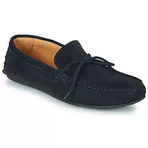 Image of Selected SERGIO DRIVE SUEDE mens Loafers / Casual Shoes in Blue - Sizes 6