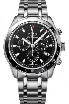 Image of Mens Rotary Swiss Made Legacy Quartz Chronograph Watch GB90169/04