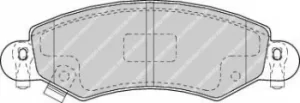 Image of Ferodo FDB1423 Brake Pad Set Front Axle Premier Car
