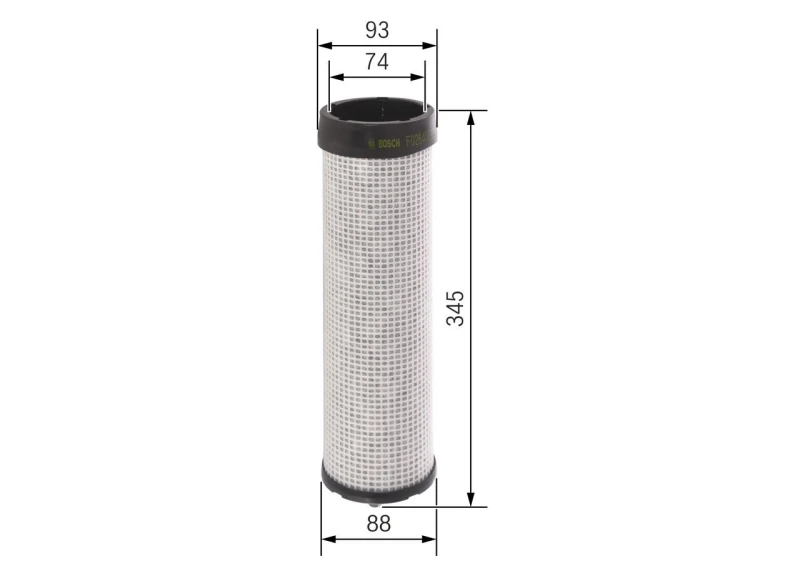 Image of Bosch F 026 400 333 Secondary Air Filter Secondary Air Filter (2470)