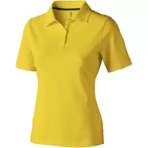 image of Elevate Calgary Short Sleeve Ladies Polo (L) (Yellow)