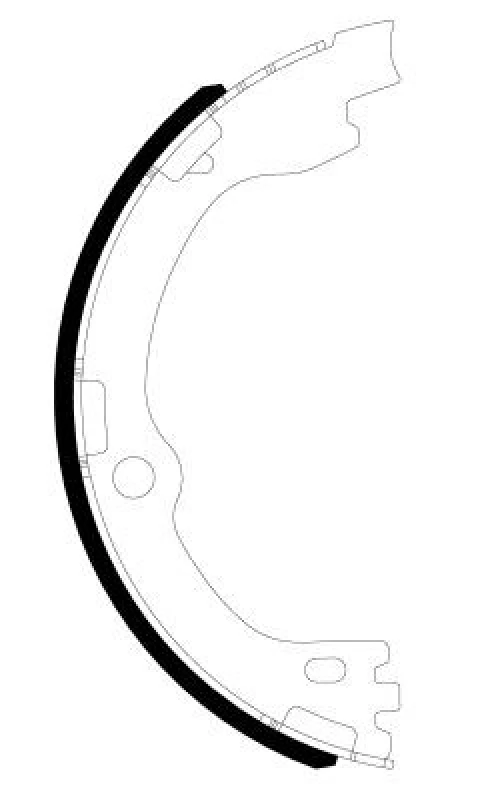 Image of Handbrake shoes TEXTAR 91084500
