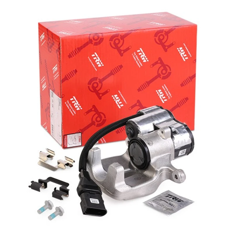 Image of TRW BHT281E Brake caliper for vehicles with electric parking brake Aluminium Brake Caliper (78)