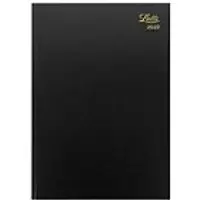 Image of Letts Diary Business 2023 A4 Week to view Polyurethane Black English