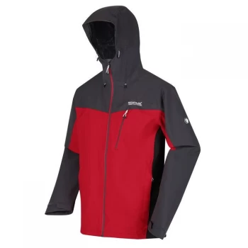 Image of Regatta Birchdale Waterproof & Breathable Stretch Jacket - ChinseRd/Ash