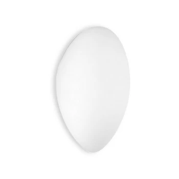 Image of Forlight Glass 235mm - Flush Wall Fixture White E27 60W