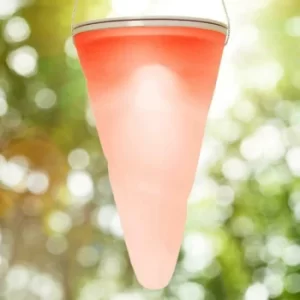Image of Solalite LED Cone Light Solar Multi-Coloured