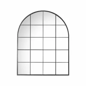 Image of Crossland Grove Selborne Arch Mirror Black - 760 x 950mm
