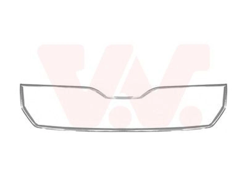 Image of VAN WEZEL Frame, radiator grille VAN WEZEL 7629518