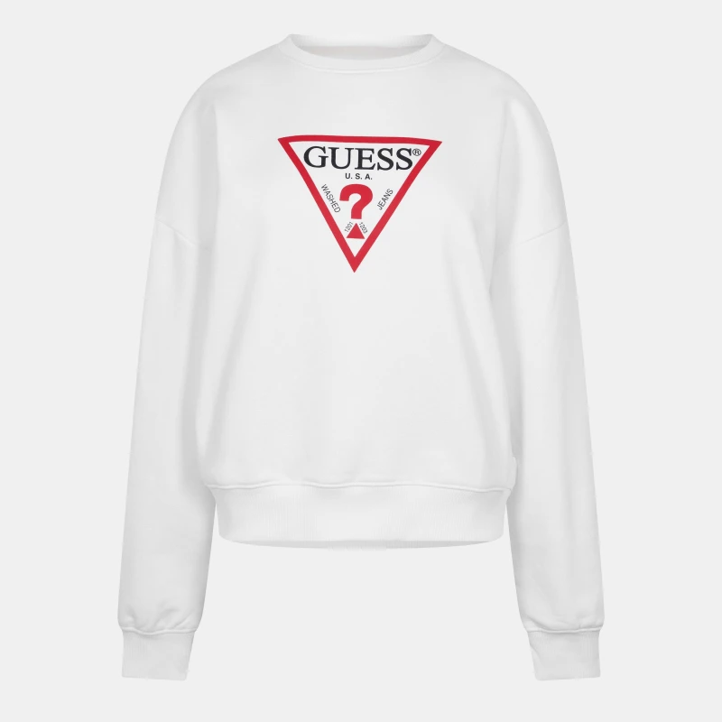 Image of Guess Oversized Iconic Sweatshirt 14969942 White