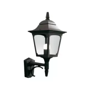 Image of Elstead Chapel - 1 Light Outdoor Wall Lantern Light Black IP44, E27