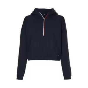 image of Tommy Sport Rlx Sorona Rwb Half Zip Hoodie - Blue