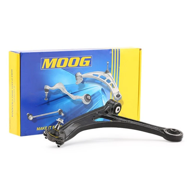 Image of MOOG AU-WP-3948 Suspension arm Control Arm, Grey Cast Iron, with rubber mount Grey Cast Iron Track Control Arm (273)