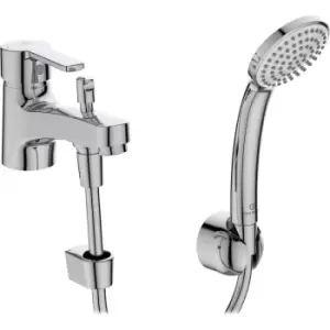 Image of Ideal Standard Calista Taps Bath Shower Mixer 1 Tap Hole in Chrome Brass