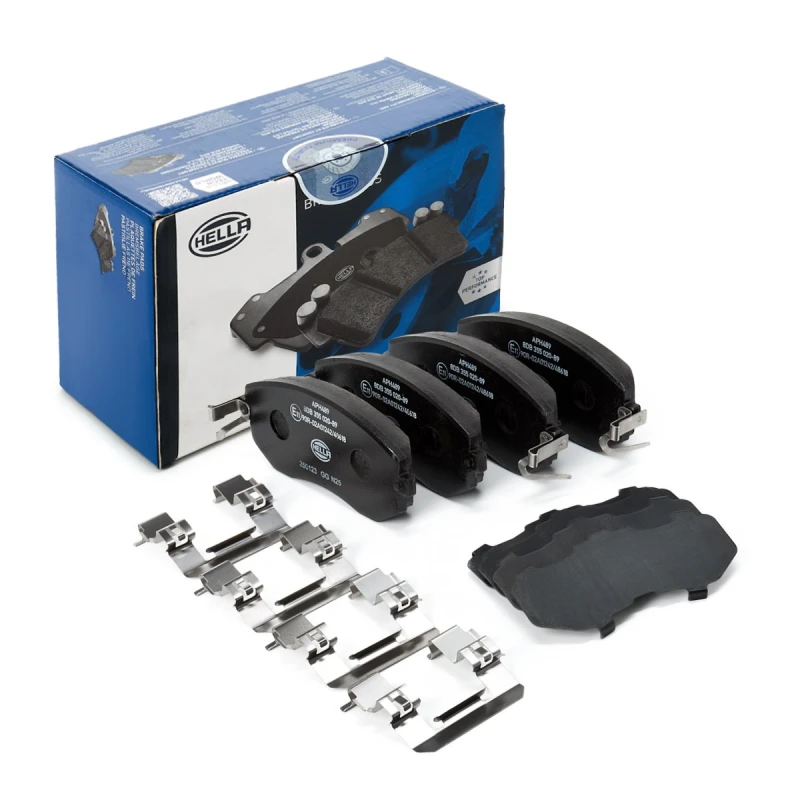 Image of HELLA Brake pad set HELLA 8DB 355 020-891