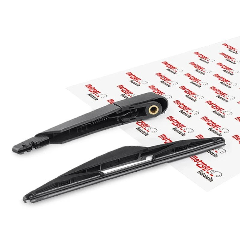 Image of METZGER 2190304 Wiper Arm with wiper blade, Rear, with cap Wiper Arm,windscreen washer (301)