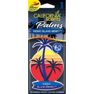 image of California Car Scents Indigo Island Berry Car Air freshener (Case Of 4)