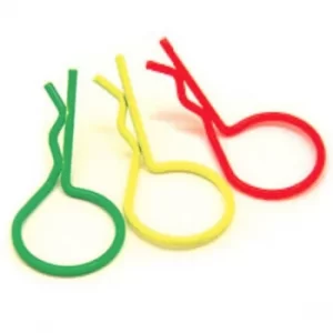 image of Fastrax Flourescent Yellow Large Clips