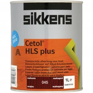 Image of Sikkens Cetol HLS Plus Translucent Woodstain Mahogany 1l